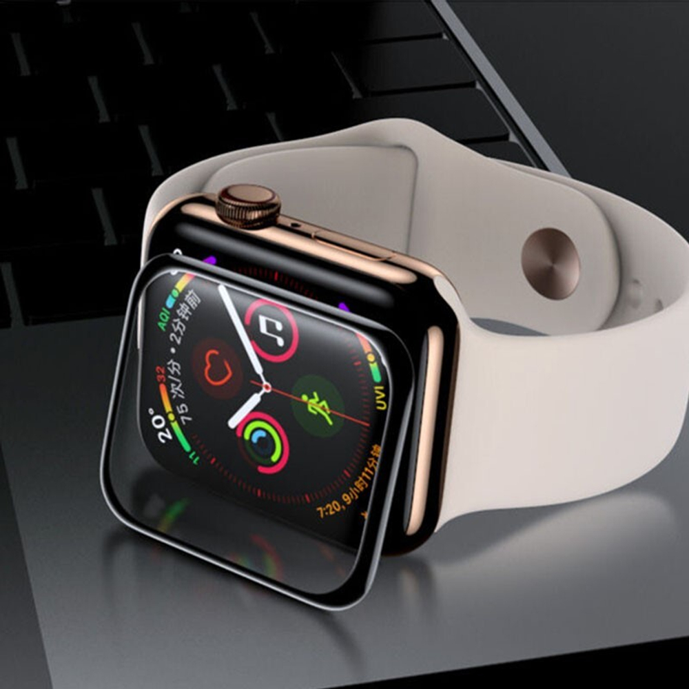Защитное стекло Ceramics матовое для APL Watch 41мм (полная проклейка)