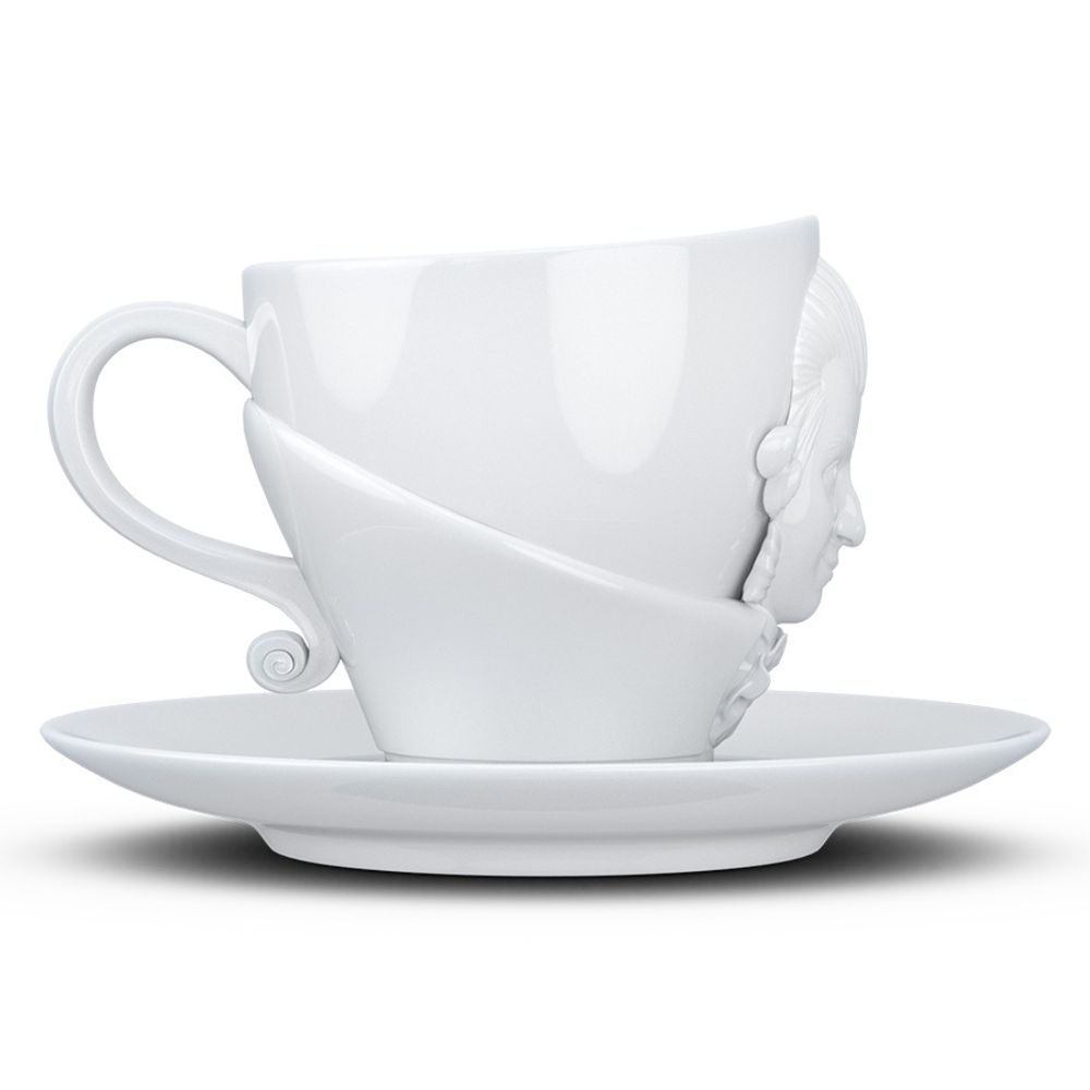 Чайная пара Talent, Wolfgang Amadeus Mozart, 260 мл, белая