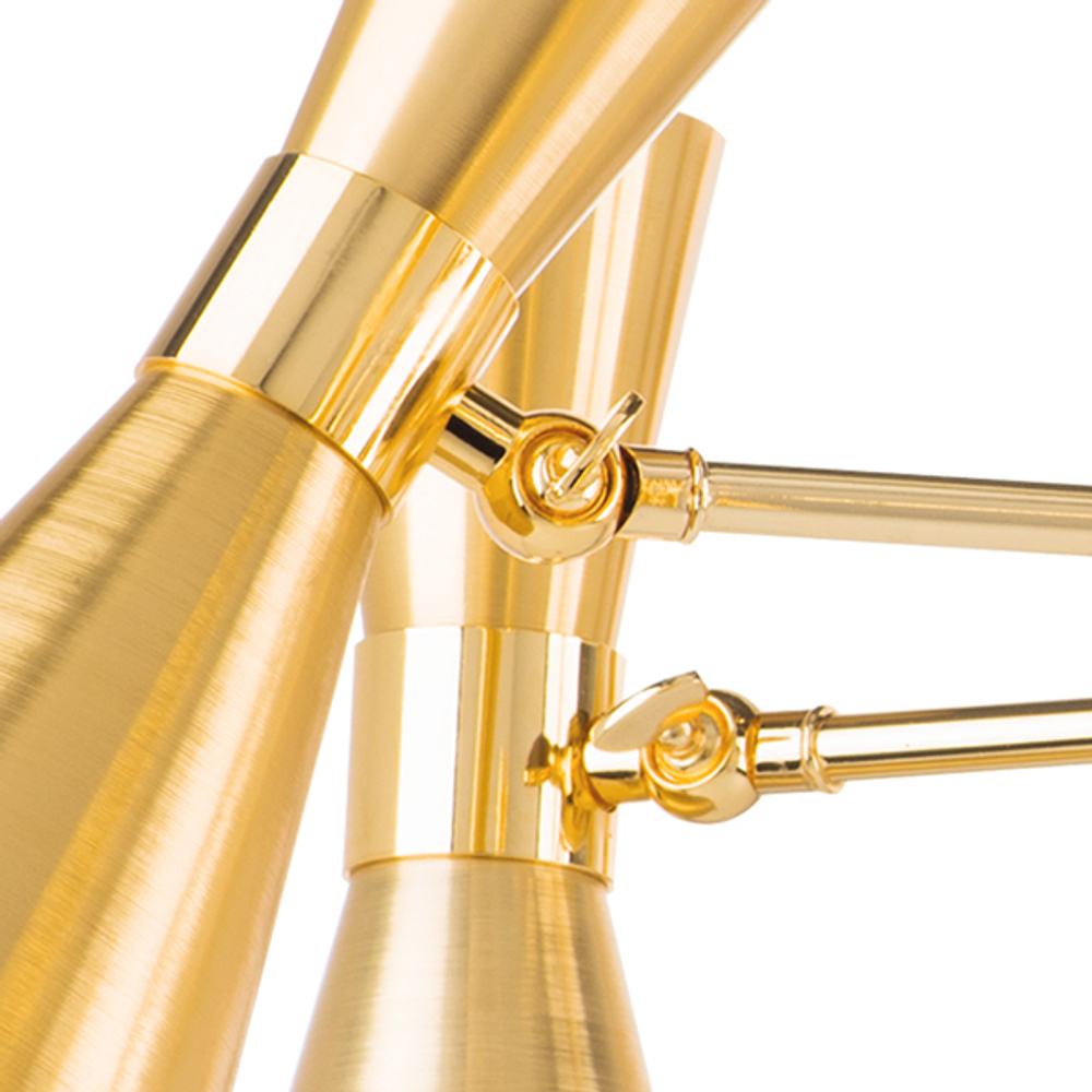 816081 Люстра DUMO 8х40W E14 ЛАТУНЬ/ЗОЛОТО