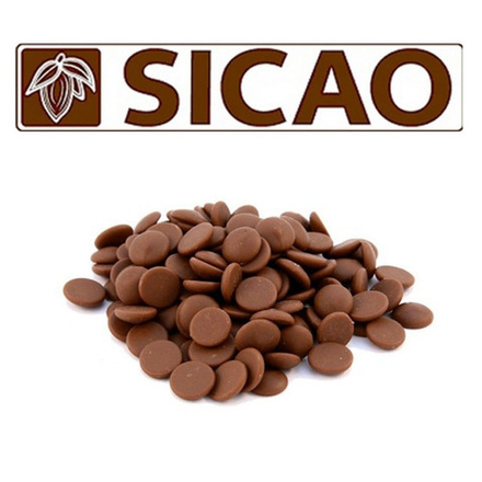 Шоколад молочный Sicao 33%, 500 гр