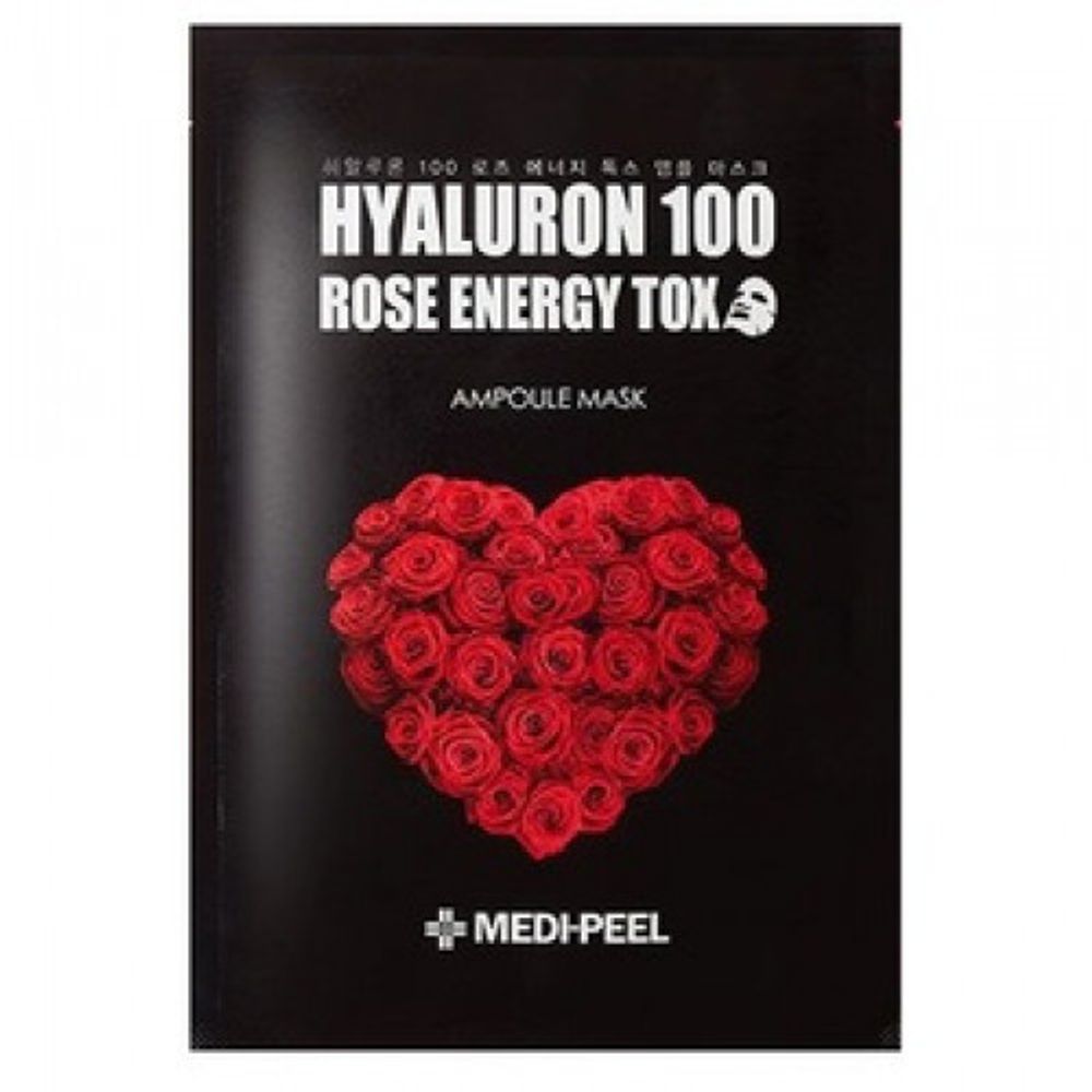 Тканевая маска для лица c экстрактом роз MEDI-PEEL Hyaluon Rose Energy Tox