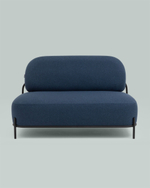 Диван Стоун рогожка синий