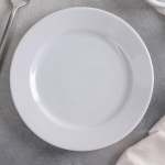 Тарелка керамическая мелкая 24см белье