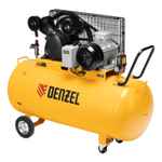 Компрессор поршневой ременной BCV 5500-T/270. 5.5 кВт. 270 литров. 850 л/мин Denzel