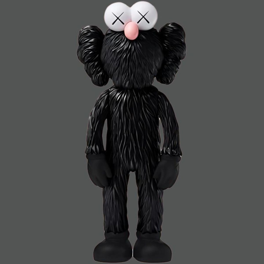 Дизайнерские игрушки KAWS KAWS BFF Open Edition VinylFigure Black, KW-BOEVBK