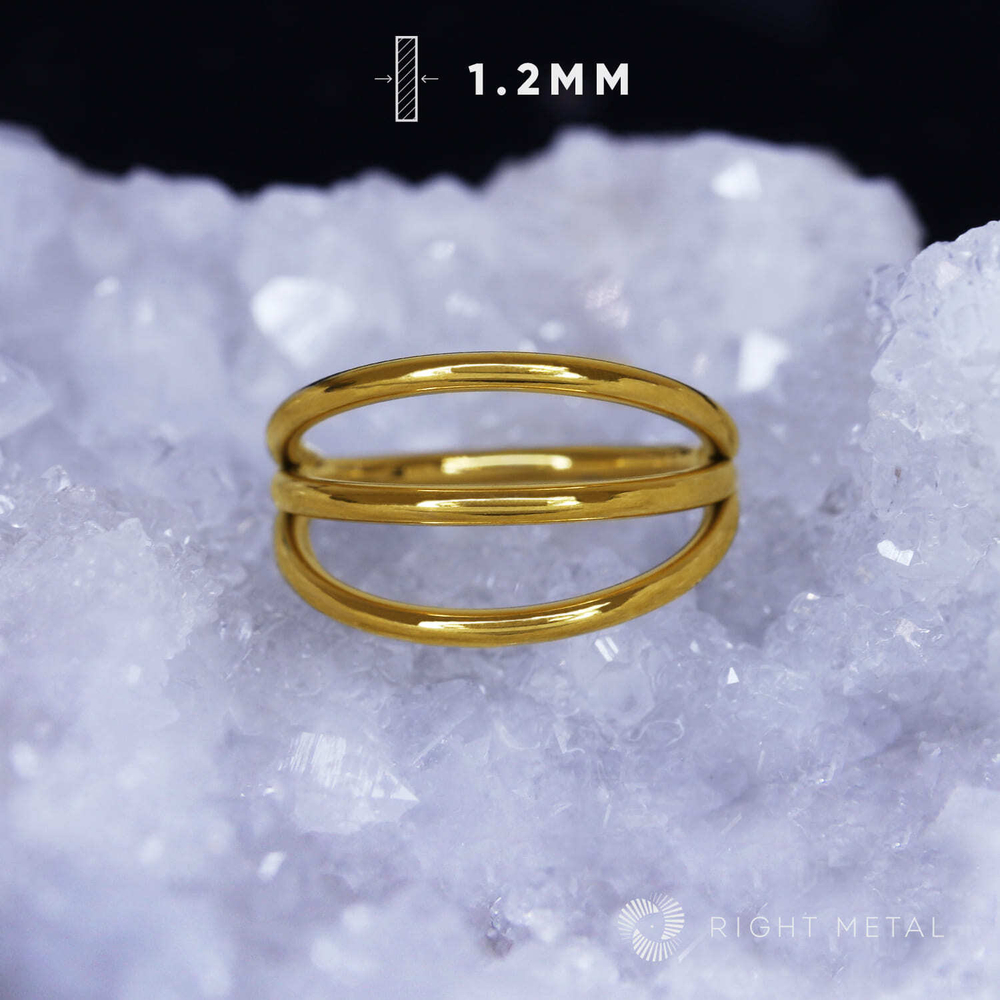 Кликер Triple PVD Yellow 1.2мм