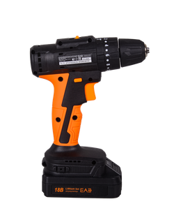 Дрель-шуруповерт Вихрь ДА-18Л-2КУ/Б (2,0 А/ч) (бесщеточный двигатель)