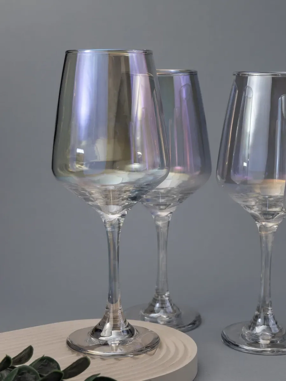 Набор бокалов для вина, 450 мл, 6 шт. перламутровые