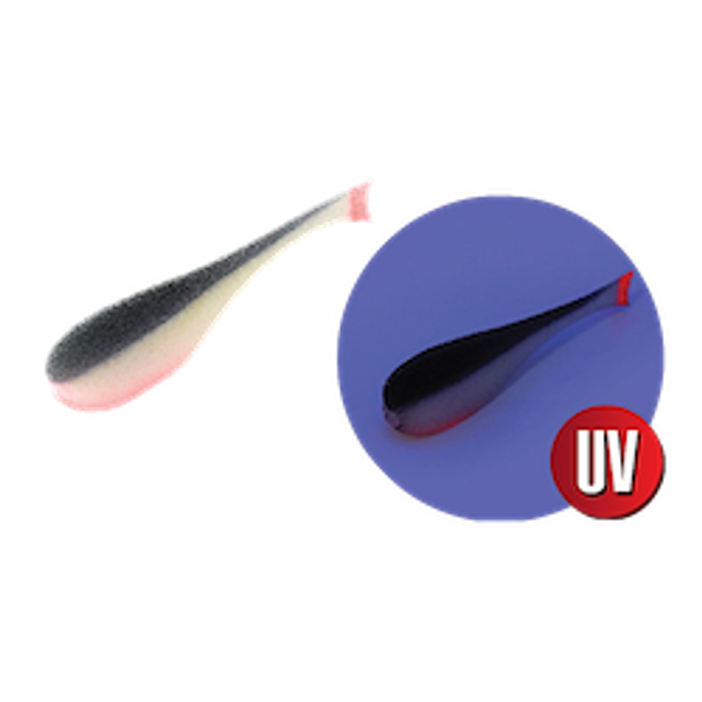 Рыбка поролоновая Яман Y-P125-18 125мм цвет 18UV  1шт На двойнике