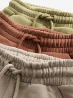 Джоггеры для мальчика Next B94-656, 3 шт., Хаки, Серый, Кирпичный