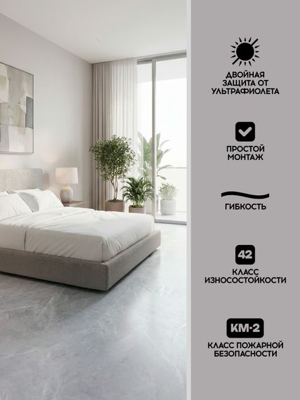 SPC ламинат I-Floors Stone - Серый сланец