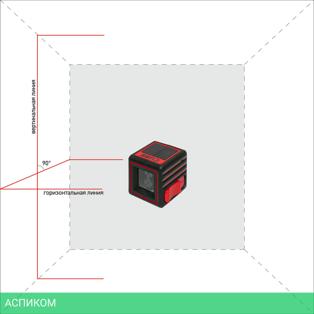 Лазерный нивелир ADA Instruments Cube Basic Edition (А00341)