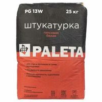 Штукатурка гипсовая Paleta PG 13 W белая 25 кг