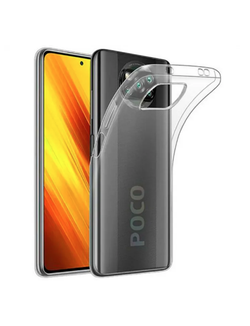 Чехол на POCO X3 / X3 Pro / поко, противоударный, с кольцом, подставкой, прозрачный