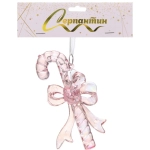 Подвеска «Волшебный леденец» 7*12 см, Розовый