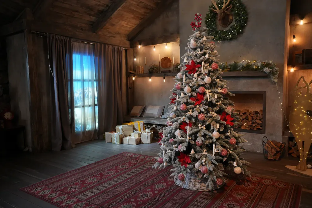 Заснеженная елка «Noel» (Литая+пвх) 270 см / 2,7 м