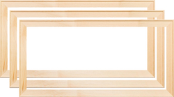 Глухой подрамник 35x70 см. сеч. 40х18 мм. (3 штуки)