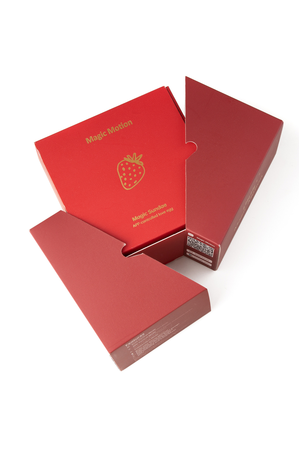 Виброяйцо Magic Sundae красное