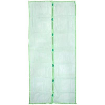 Сетка антимоскитная 100*210см дверная на магнитах "Элис" зеленая, ДоброСад