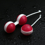 Набор вагинальных шаров Zemalia Keqel Ball для тренировок интимных мышц (розовый с белым ) (Цвет: розовый с белым)