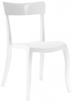 Стул пластиковый Papatya Hera-S, белый
