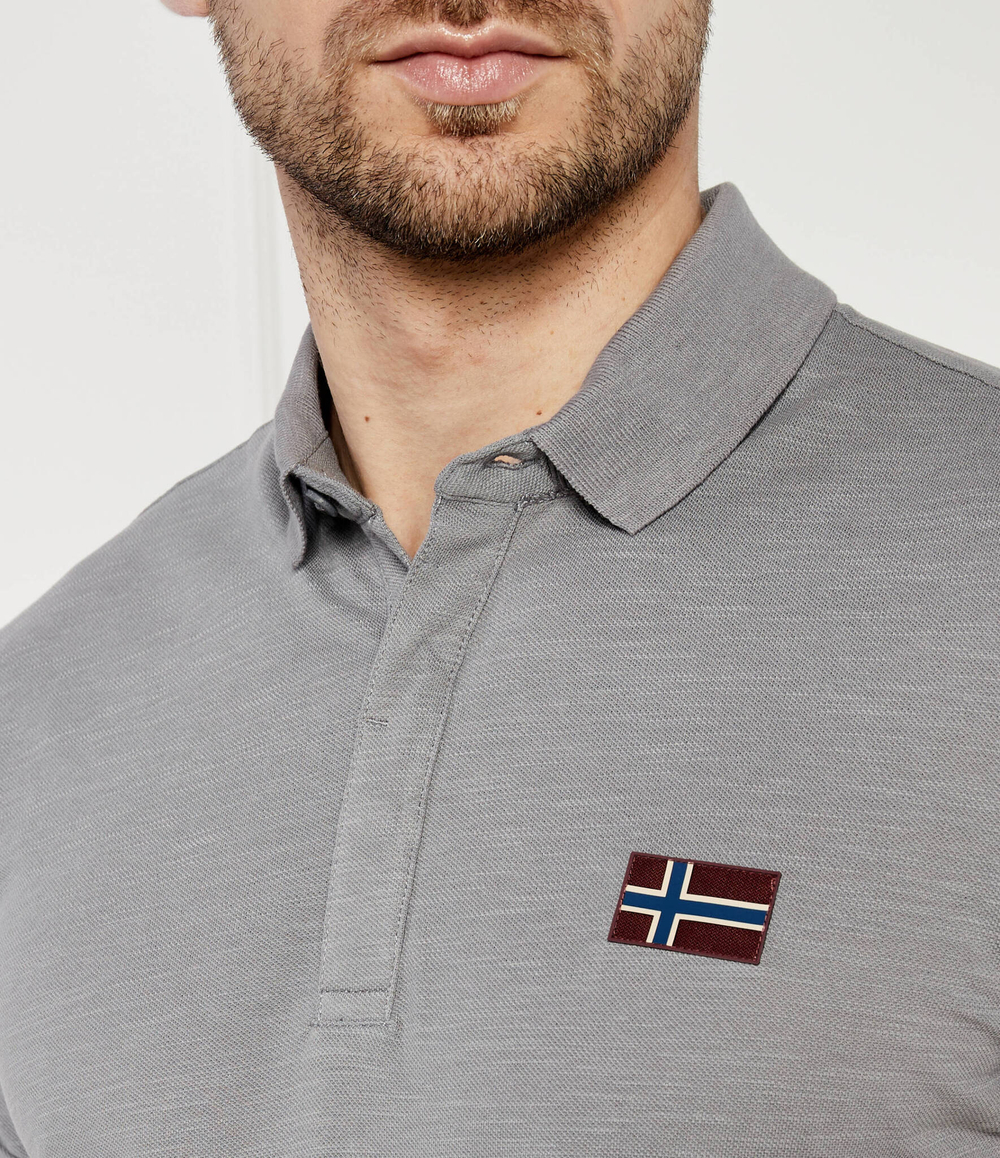 Поло Napapijri - серый(NP0A4HPY)