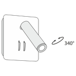 Настенный светильник (бра) Maytoni C175-WL-01-6W-B