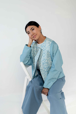 Куртка-жакет L/ XL (принт 203-01) Adili