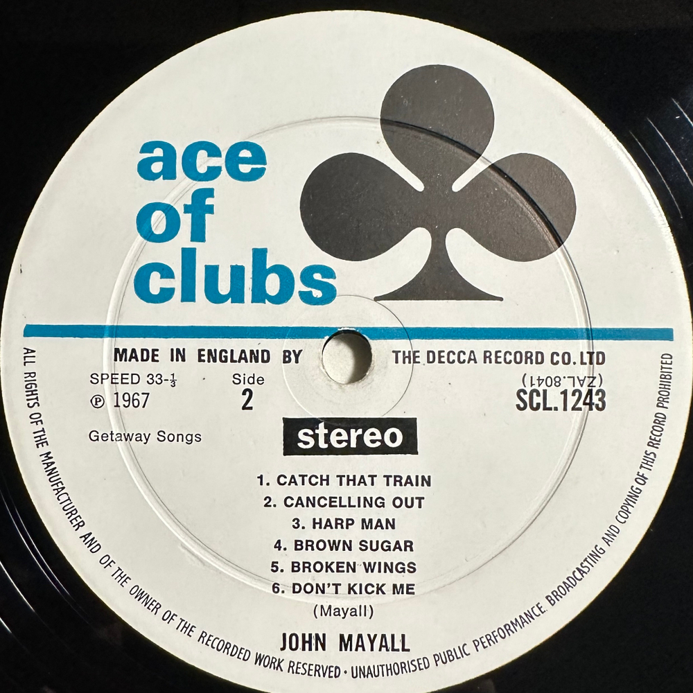 John Mayall - The Blues Alone (Англия 1967г.)