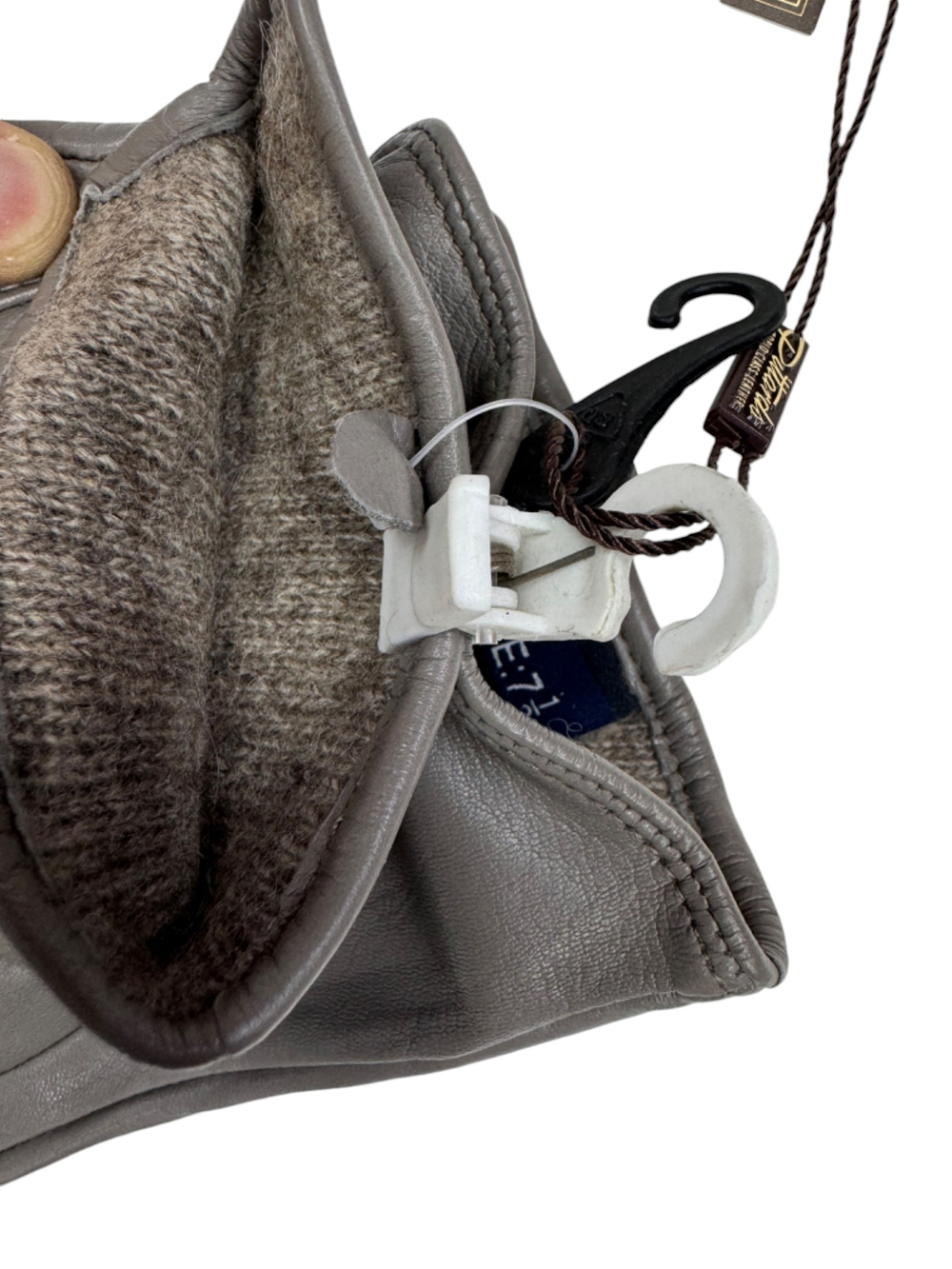 Pittards.Перчатки.Женские.Кожаные.Люкс качества.Трикотаж-шерсть.В упаковке 5 шт.