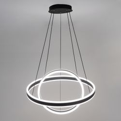 Citilux Дуэт CL719641 LED Люстра подвесная с пультом Чёрная