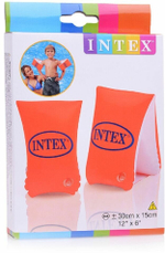 Нарукавники для плавания надувные Intex Делюкс 30х15 см, 2 шт, оранжевые, 58641