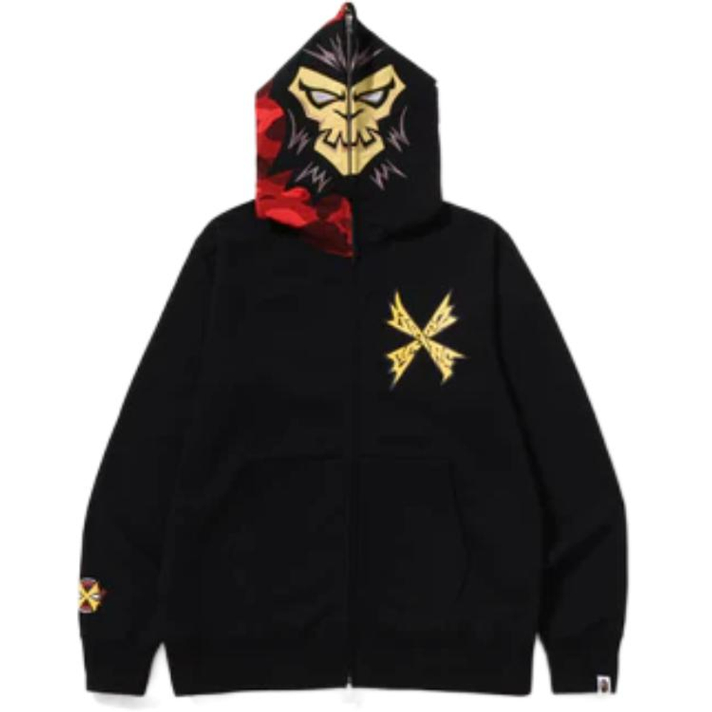 A Bathing Ape Bathing Ape Sweatshirts Cardigan Moderate No Fleece Lined Zip Closure Bap Ss26 001