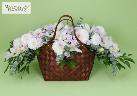 Композиция "Белоснежный сад"