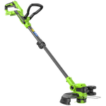 Триммер аккумуляторный Greenworks G24LT301, 24V, 30 см, с 1хАКБ 4А и ЗУ (2113207UB)