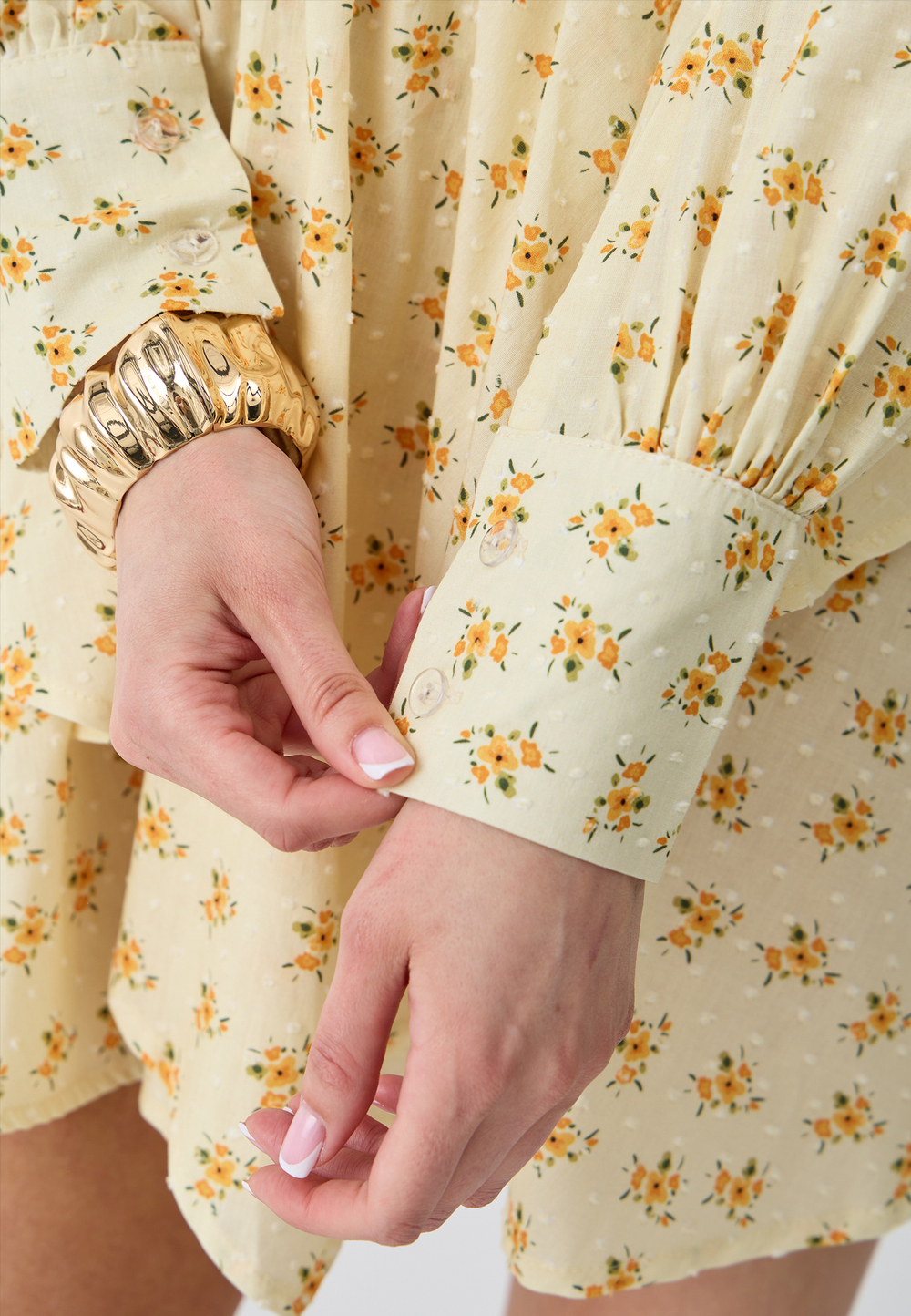 Платье-корсет желтое