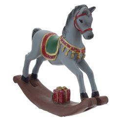 GAEM Фигурка декоративная "Лошадка-качалка", L15 W3 H14 см, 2в.