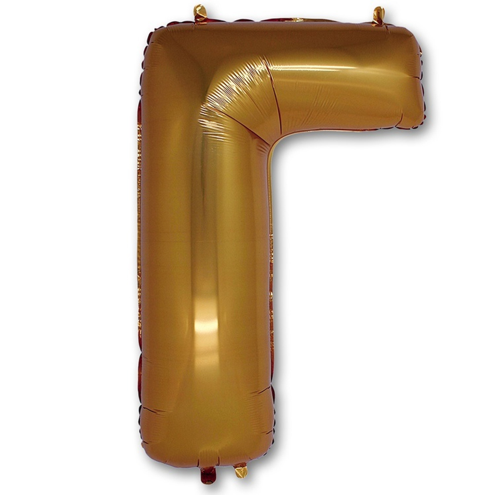 Фольгированная фигура, Буква Г 100 см Gold