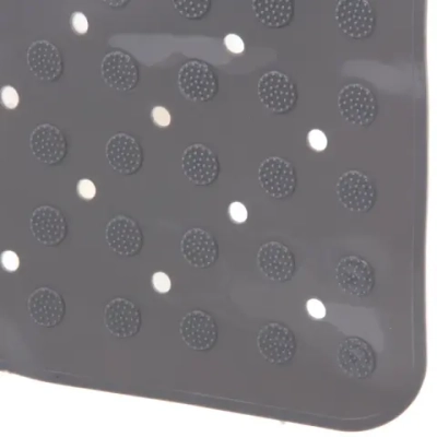 Коврик для раковины «Круги» 32*27см серый