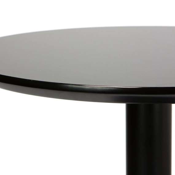 Барный стол Calgary Ø60х110 см, черный меламин