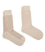 Носки 2 пары Monogram CC BOSS BLACK - бежевый(50515141)