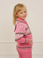 Кофта вязаная с капюшоном