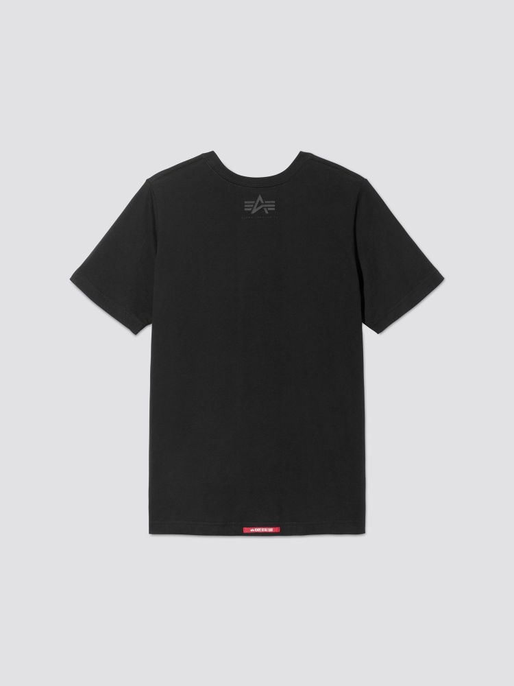 Футболка Alpha Industries NASA logo Black Черная