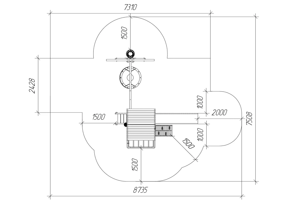 Детская площадка Савушка Мастер 5 COMFORT