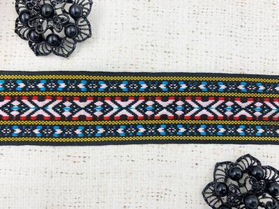 Тесьма жаккард, ш. 4 см
