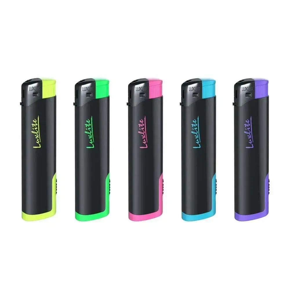 Зажигалки пьезо XHD 108 LED BLACK SP (комплект 50 шт)