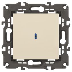 Выключатель ЭРА Elegance 14-1102-02 с подсветкой 10АХ-250В IP20 слоновая кость