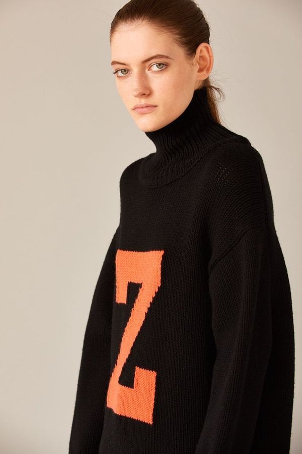 Свитер Orange Z D Intarsia Черный - фото 2