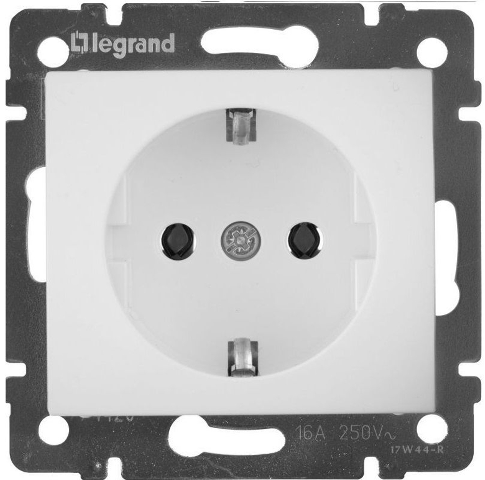 4320/4420 Розетка с заземлением 10 шт белая