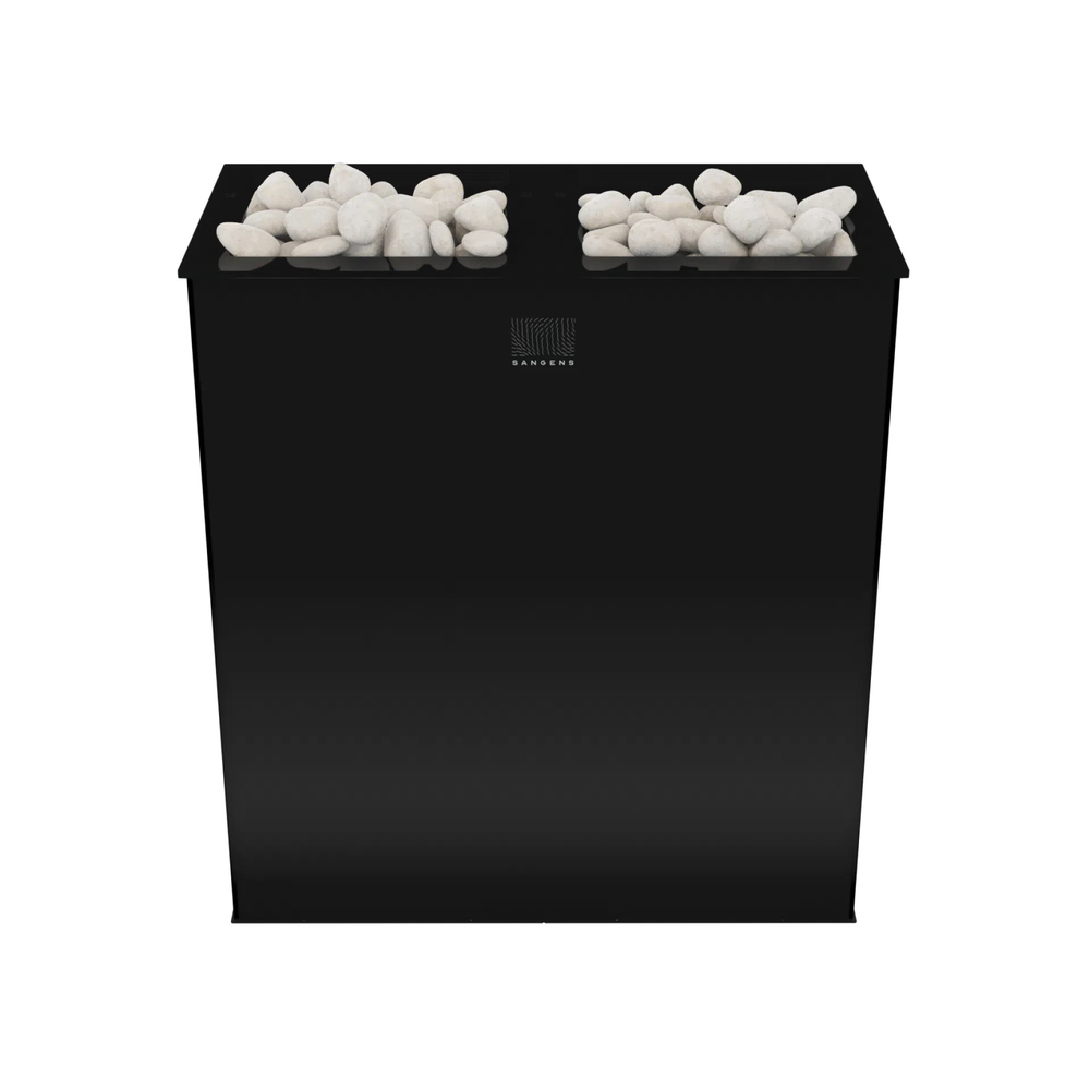 Электрическая печь для бани и сауны Sangens W30G Glass Black (Сангенс В30С Стекло черное)
